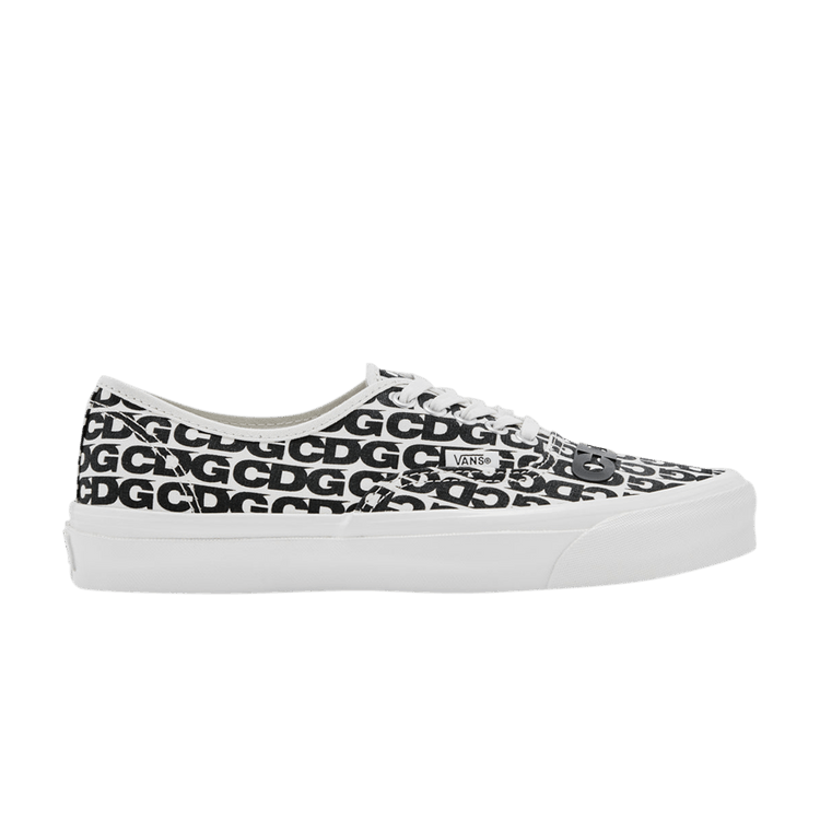 Comme des Garçons x Vans Authentic 'CDG Print - Black White' 2025 — White/Black