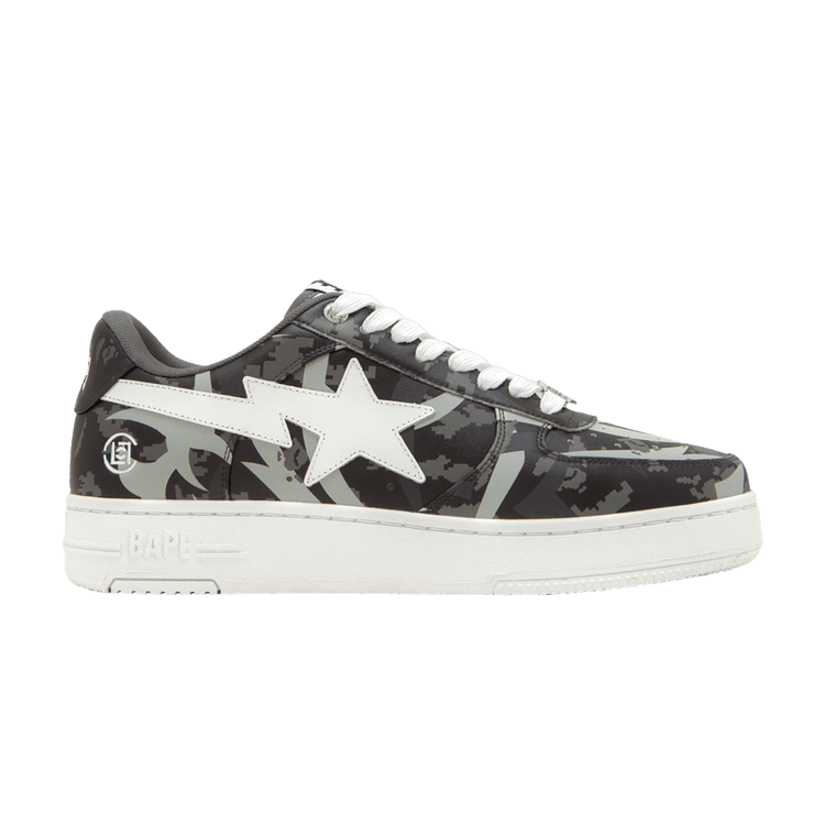 CLOT x Bapesta 'Trial Camo' — Black