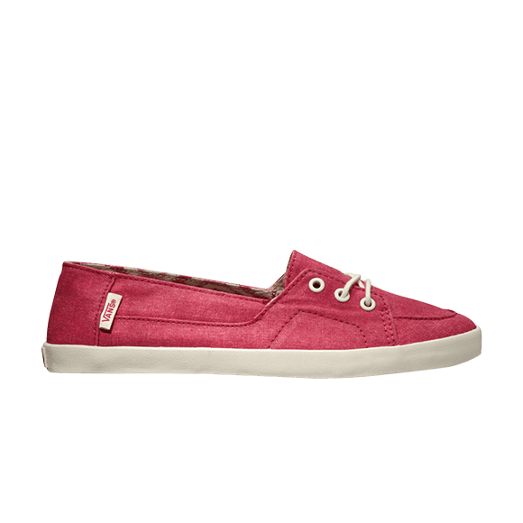 Vans Wmns Palisades Vulc Distressed Crimson — Red