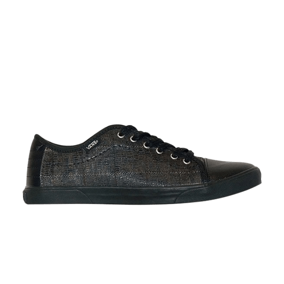 Vans Wmns Hadley Lo (Snake Plaid) Black — Black