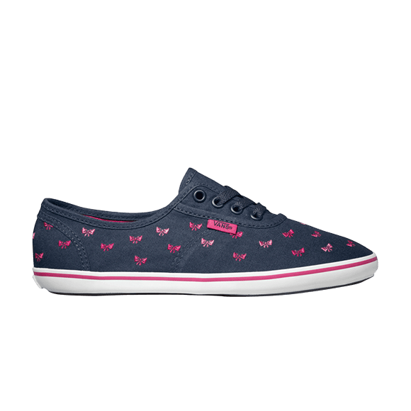 Vans Wmns Cedar Bow Embrodery Navy/ Pink — Blue