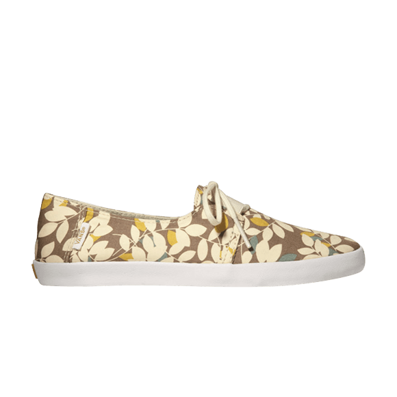 Vans Wmns Banyon (Leaf Floral) Antique White — White