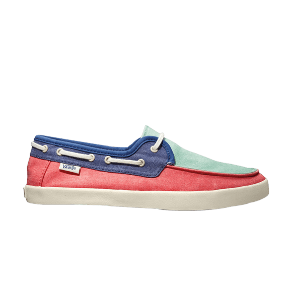 Vans Wmns Chauffette Aqua Sea/ Coral — Blue