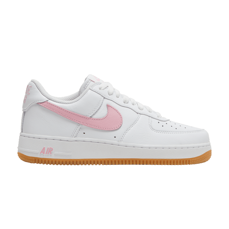 Nike Air Force 1 Low 'Color of the Month - White Pink' — White/Pink/Gum Yellow/Metallic Gold