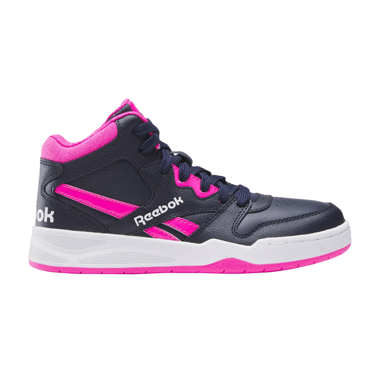 Reebok BB4500 Court Little Kid 'Vector Navy Laser Pink' — Vector Navy/Laser Pink/White
