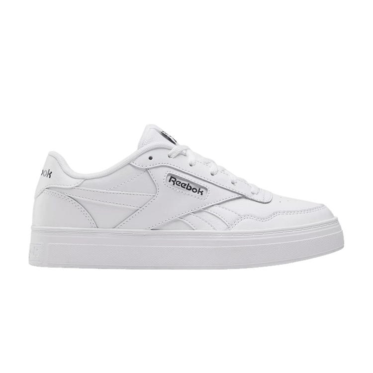 Reebok Wmns Court Advance Bold 'White/White/Core Black' — White/White/Core Black
