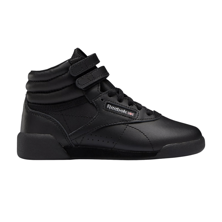 Reebok Freestyle High Little Kid 'Black Pure Grey' — Core Black/Core Black/Pure Grey