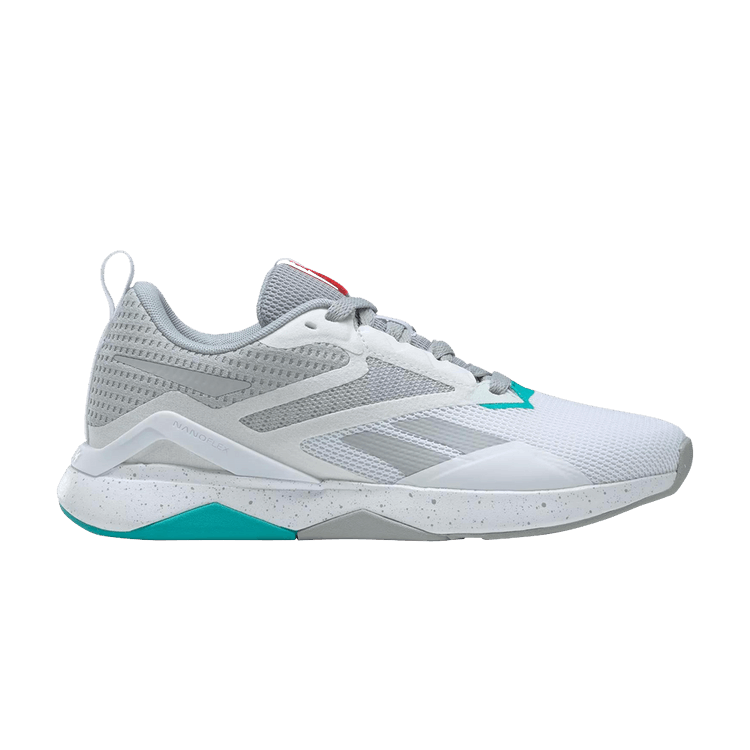 Reebok Wmns Nanoflex TR 2.0 'Pure Grey Classic Teal' — Pure Grey/Footwear White/Classic Teal