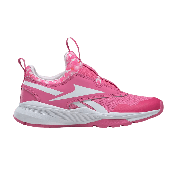 Reebok XT Sprinter Slip-On Little Kid 'True Pink Floral' — True Pink/Footwear White/Pink Glow