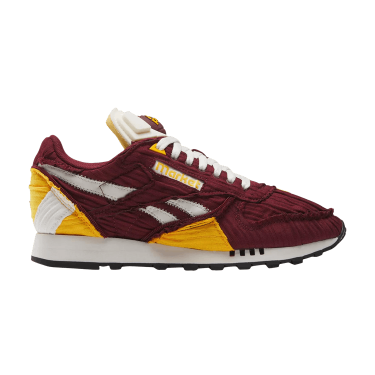 Market x Reebok Classic Leather Pump 'Classic Burgundy' — Classic Burgundy/Collegiate Gold/Chalk