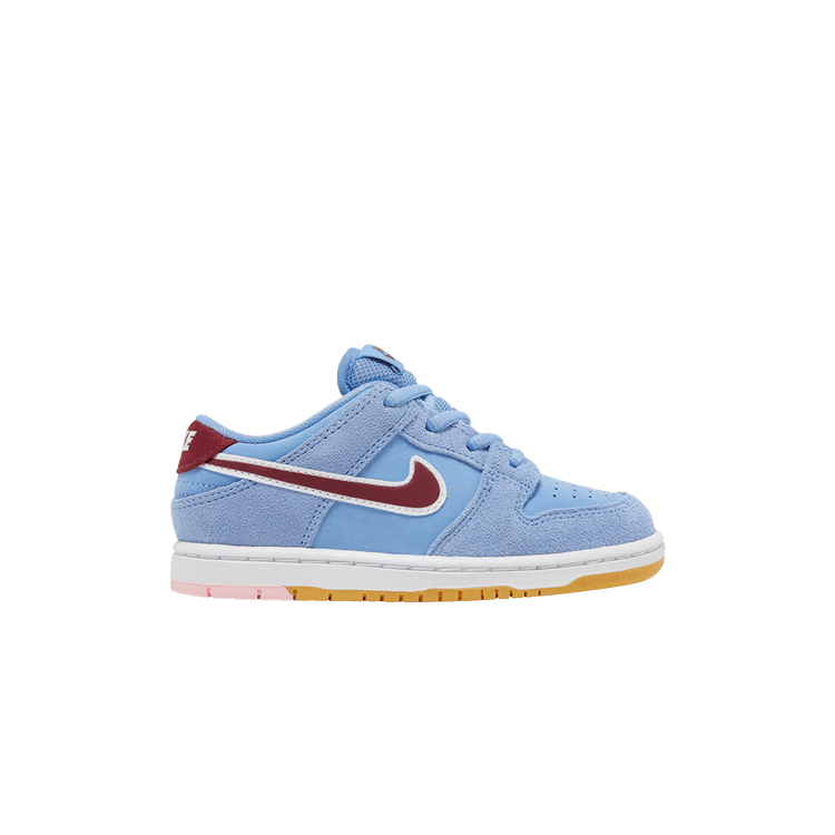 Nike Dunk Low Premium SB TD 'Philadelphia Phillies' — Valour Blue/Team Maroon/White/Gum