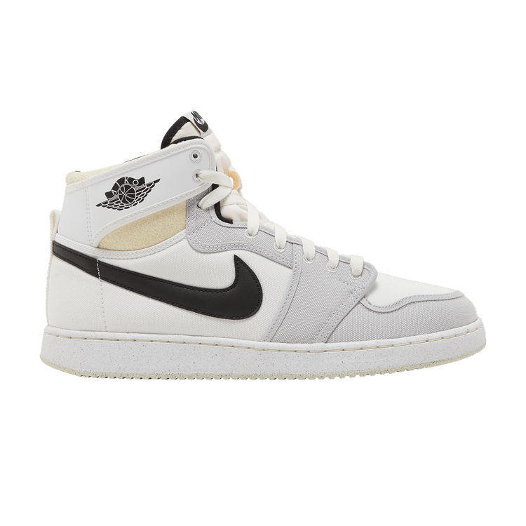 Air Jordan 1 KO High 'Grey Fog' — White/Black/Grey Fog/Sail