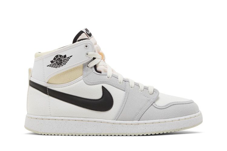 Air Jordan 1 KO High 'Grey Fog' — White/Black/Grey Fog/Sail
