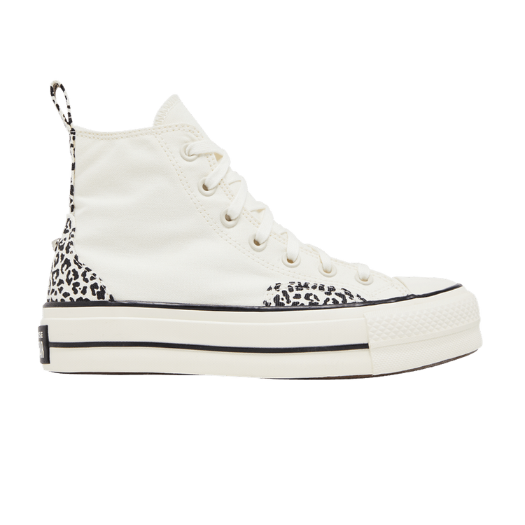 Converse Wmns Chuck Taylor All Star Lift Platform High 'Animalier' — Egret/Black/Egret