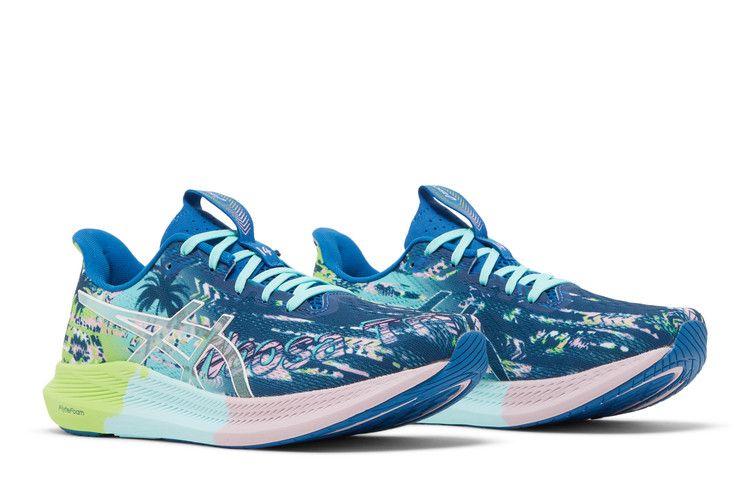 Asics Wmns Noosa Tri 14 'Tropical - Lake Drive' — Lake Drive/White