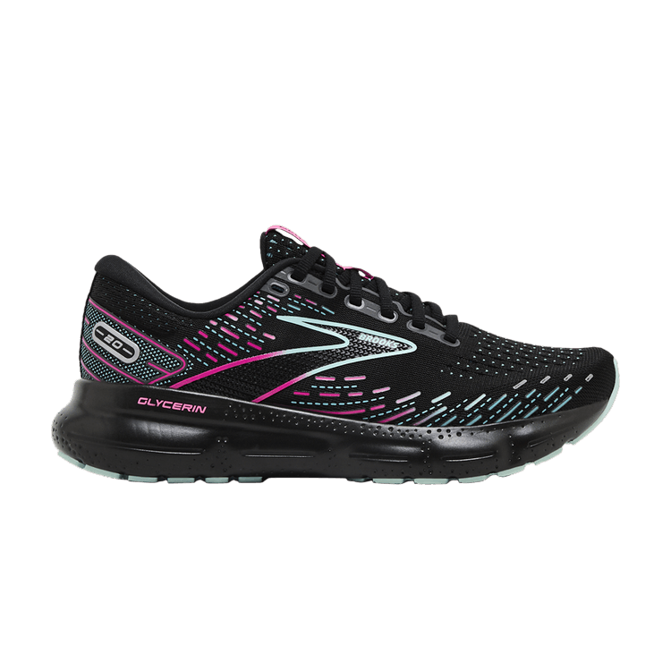 Brooks Wmns Glycerin 20 'Black Blue Pink' — Black/Blue Light/Pink