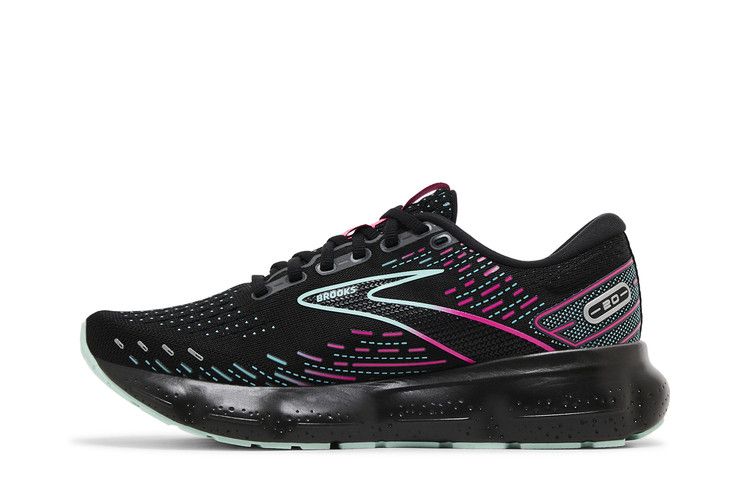 Brooks Wmns Glycerin 20 'Black Blue Pink' — Black/Blue Light/Pink