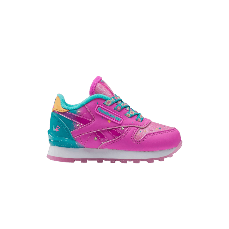 My Little Pony x Reebok Classic Leather Step 'n' Flash Toddler 'Sunny' — Laser Pink/Teal/Desert Glow