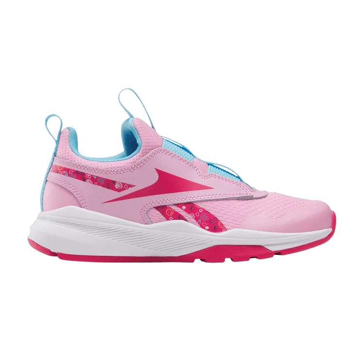Reebok XT Sprinter Slip-On Little Kid 'Astro Rose Bold Pink' — Astro Rose/Bold Pink/Digital Blue