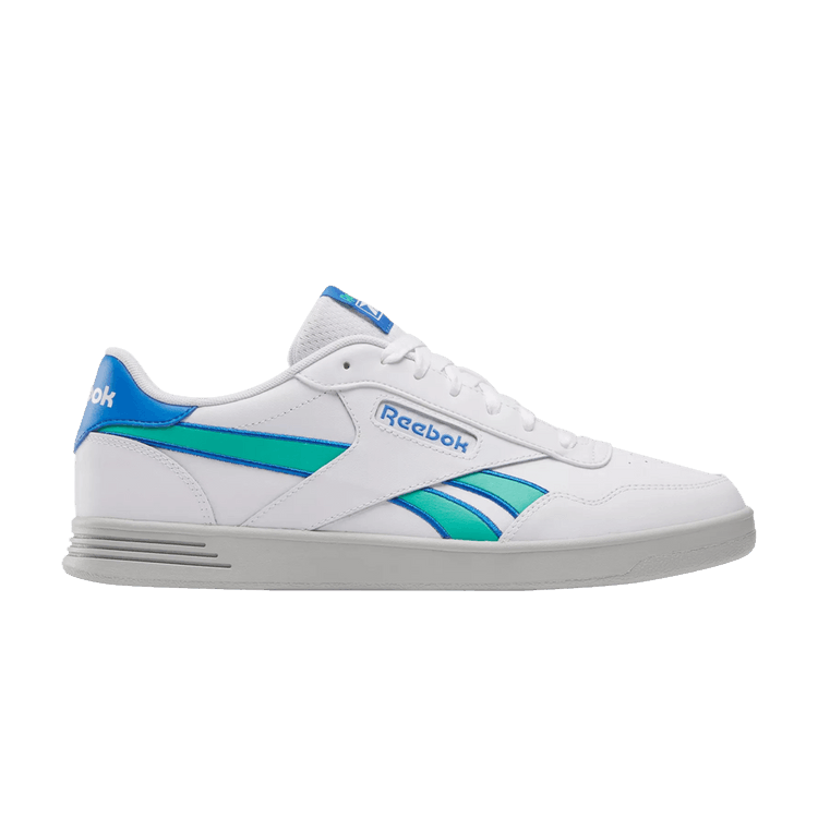 Reebok Court Advance 'White Kinetic Blue Green' — White/Kinetic Blue/Unleashed Green