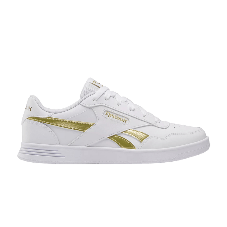Reebok Wmns Court Advance 'White Gold' — White/White/Gold