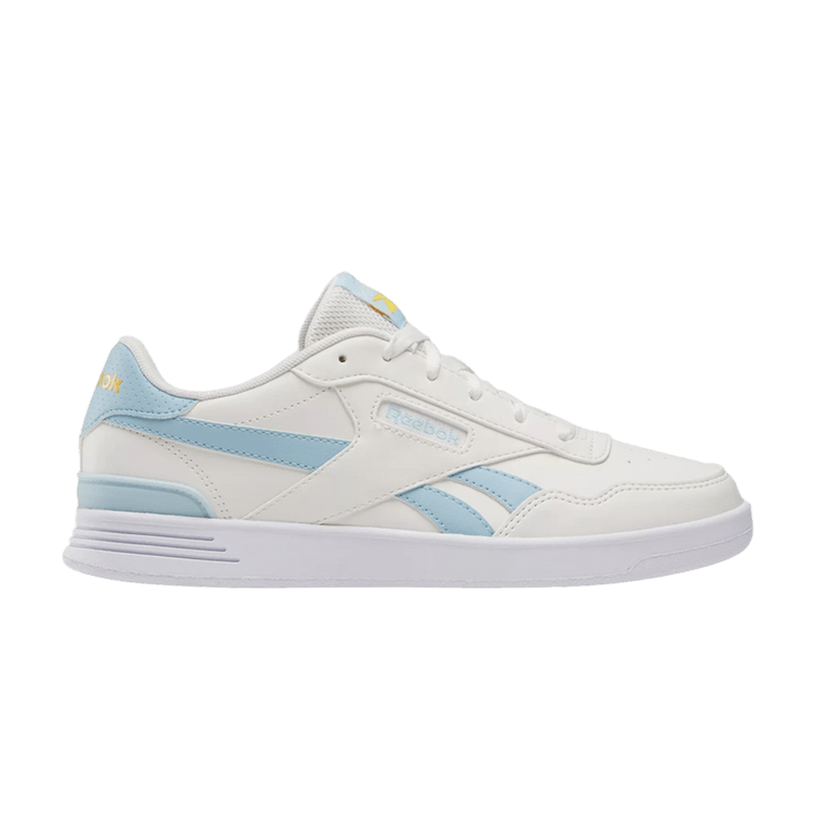 Reebok Wmns Court Advance 'Clip - Chalk Soft Blue' — Chalk/Soft Blue/Fierce Gold