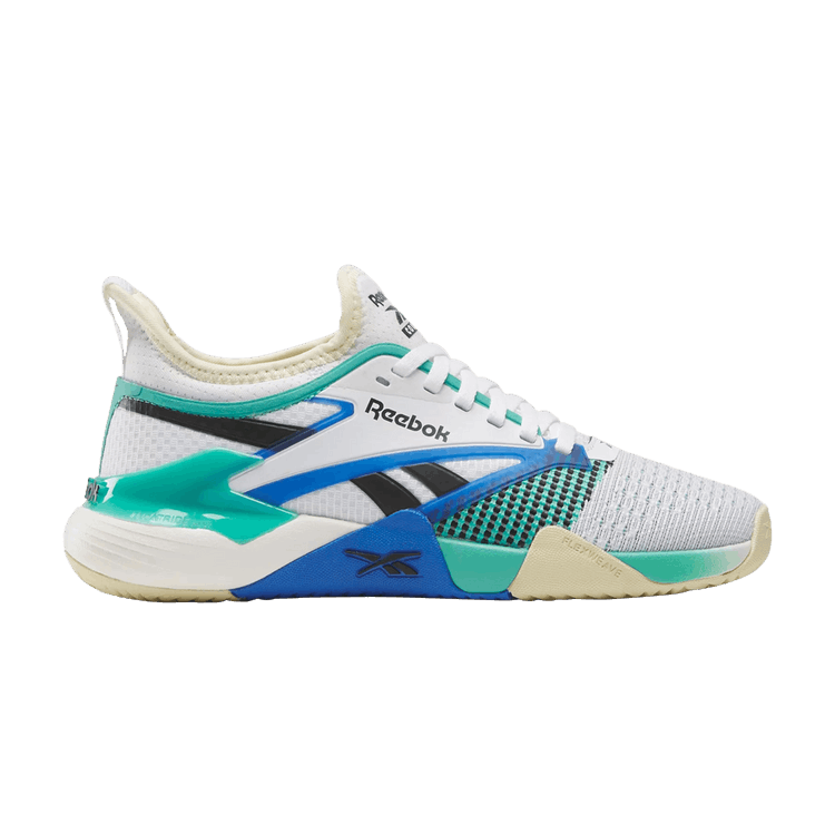 Reebok Wmns Nano Court 'White Unleashed Green' — Footwear White/Weathered White/Unleashed Green