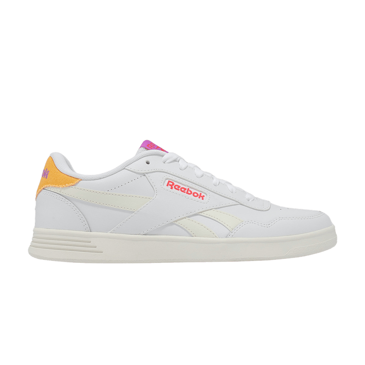Reebok Wmns Court Advance 'White Purple Yellow' — White