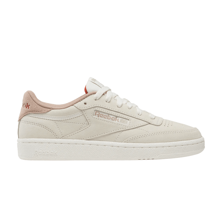 Reebok Wmns Club C 85 'Sand Scorched Earth' — Sand/Scorched Earth/Hoop Red