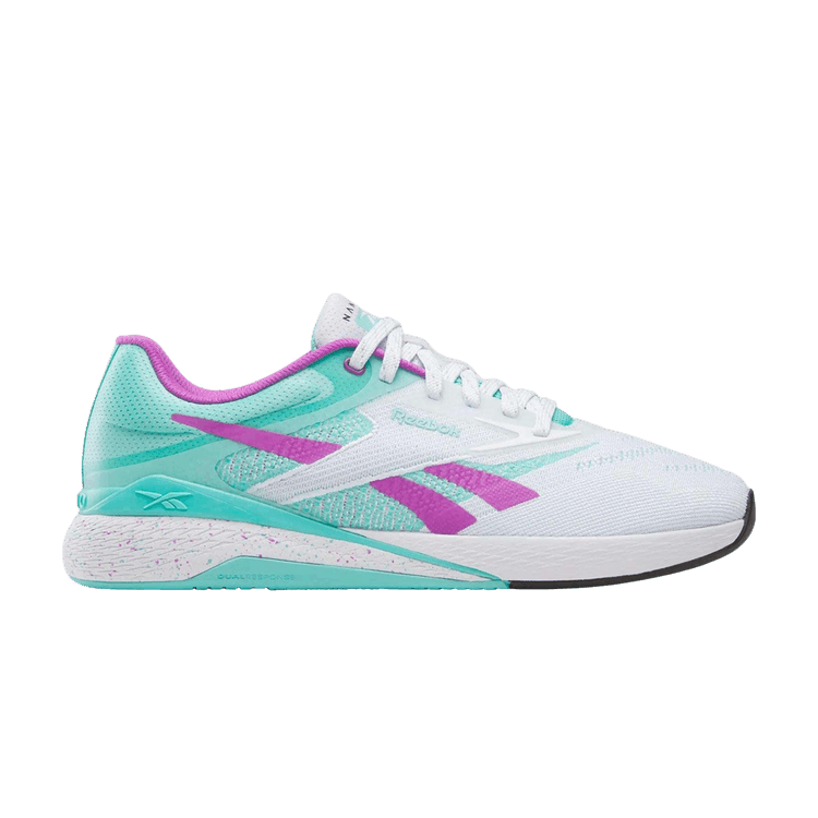 Reebok Nano X5 'White/Ai Aqua/Purple Rave' — White/Ai Aqua/Purple Rave