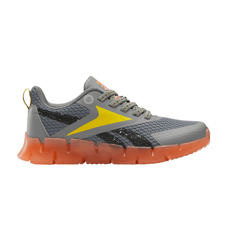 Reebok Blippi x Zig N' Glow Elastic Lace Little Kid 'I'm an Excavator' — Grey/Orange/Yellow