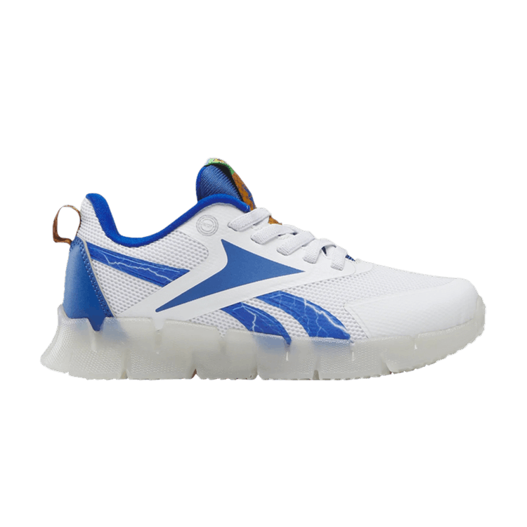 Sonic the Hedgehog 3 x Reebok Zig N' Glow Little Kid 'Sonic' — White/Blue/White