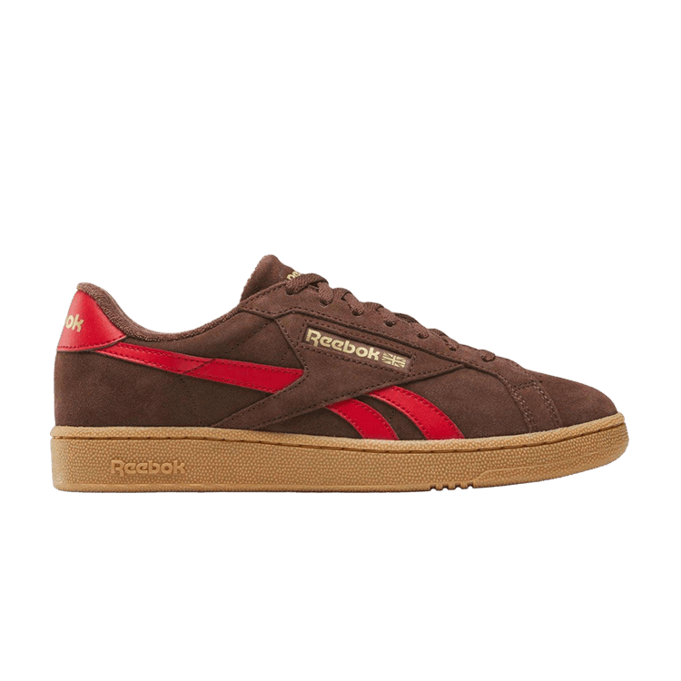 Reebok Club C Grounds 'Campus Brown/Vector Red/Gum' — Campus Brown/Vector Red/Gum