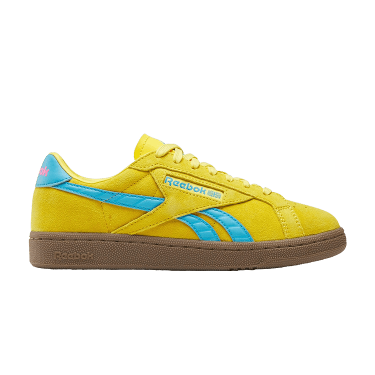Reebok Wmns Club C Grounds UK 'Golden Haze Future Cyan' — Golden Haze/Future Cyan/Gum