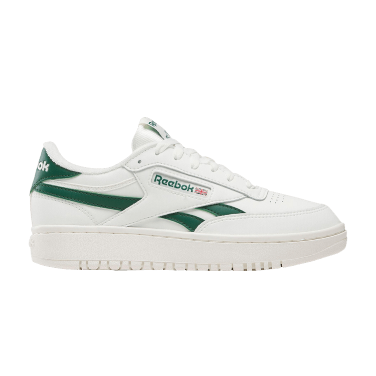 Reebok Wmns Club C Double Revenge 'Chalk Dark Green' — Chalk/Chalk/Dark Green