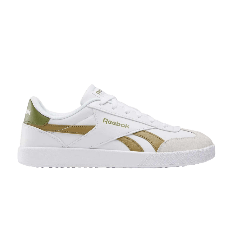 Reebok Smash Edge 'White/Khaki Brown/Deep Olive' — White/Khaki Brown/Deep Olive