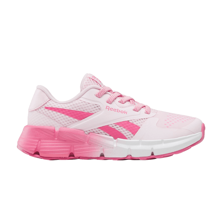 Reebok Zig Dynamica 5 Elastic Lace Little Kid 'Frosted Berry' — Frosted Berry/True Pink/White