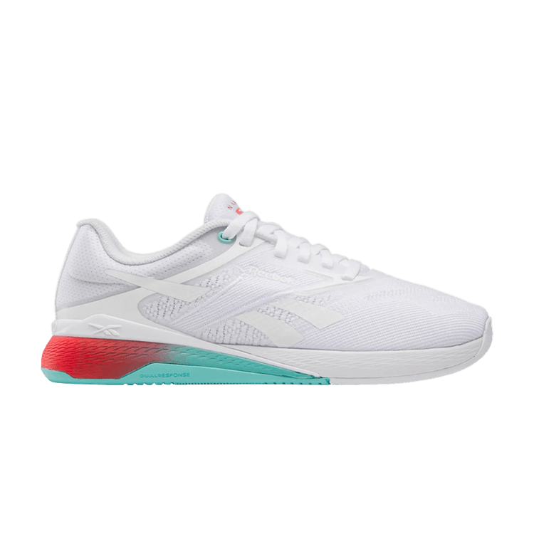 Reebok Wmns Nano X5 'White Aqua Energy Red' — White/Ai Aqua/Energy Red