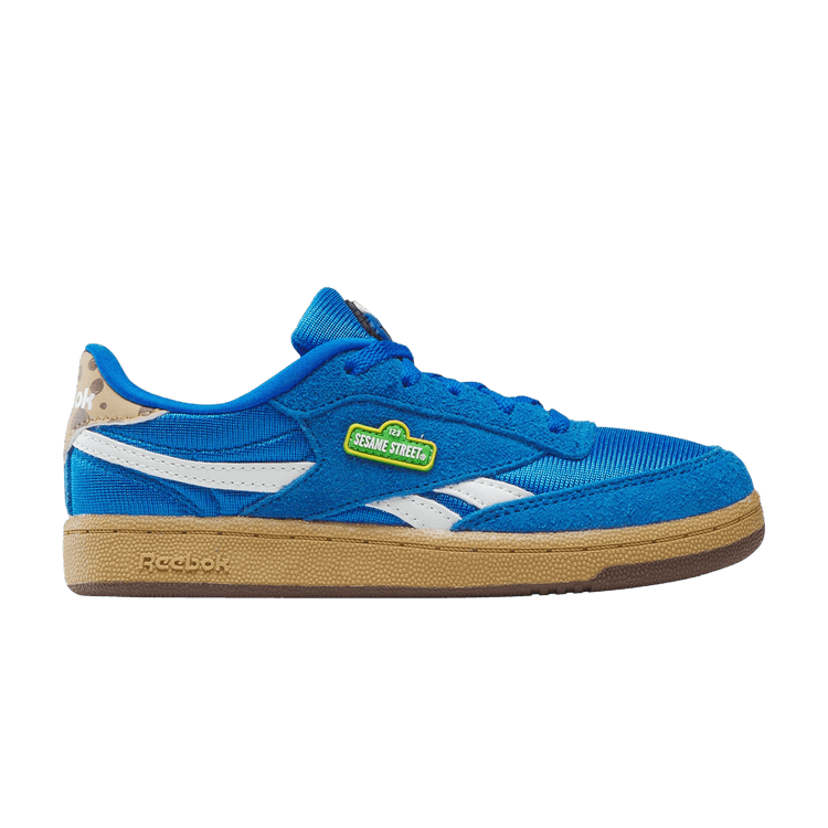 Sesame Street x Reebok Club C Revenge Little Kid 'Cookie Monster' — Blue/White/Blue