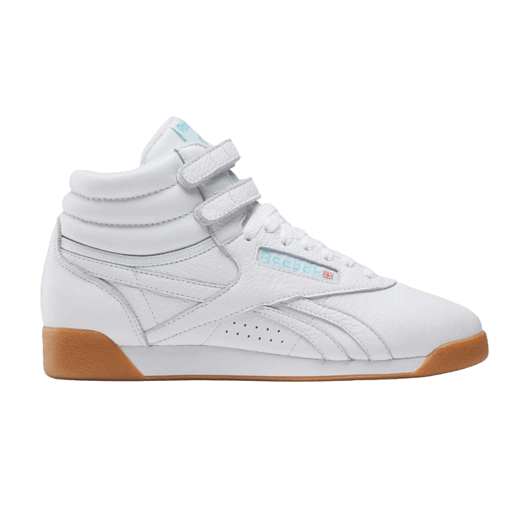 Reebok Wmns Freestyle Hi 'White Blue Gum' — Footwear White/Blue/Gum