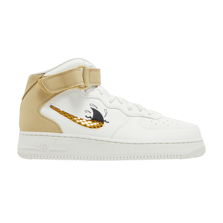 Nike Air Force 1 Mid '07 LV8 Next Nature 'Sun Club - White Shark's Fin' — Sail/Wheat Grass/Black/Sanded Gold