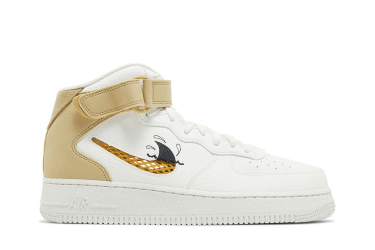 Nike Air Force 1 Mid '07 LV8 Next Nature 'Sun Club - White Shark's Fin' — Sail/Wheat Grass/Black/Sanded Gold (2)