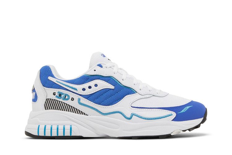 Saucony 3D Grid Hurricane 'White Royal' — White/Royal