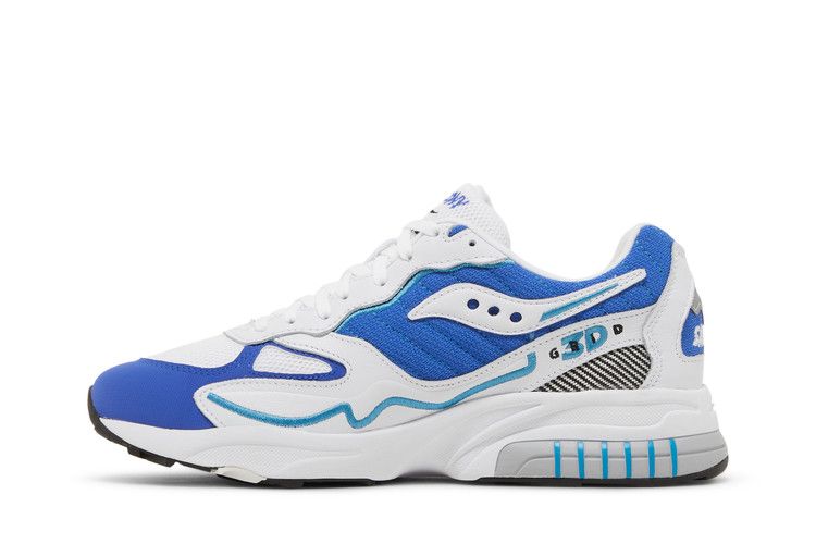Saucony 3D Grid Hurricane 'White Royal' — White/Royal