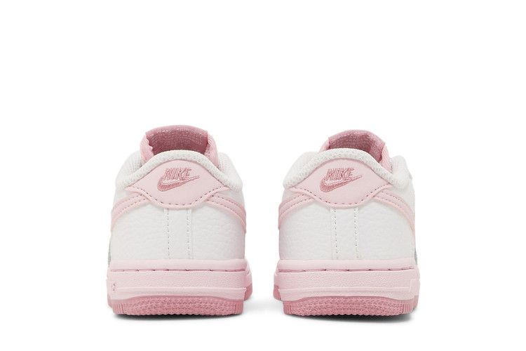 Nike Force 1 TD 'White Pink Foam' — White/Elemental Pink/Medium Soft Pink/Pink Foam (7)