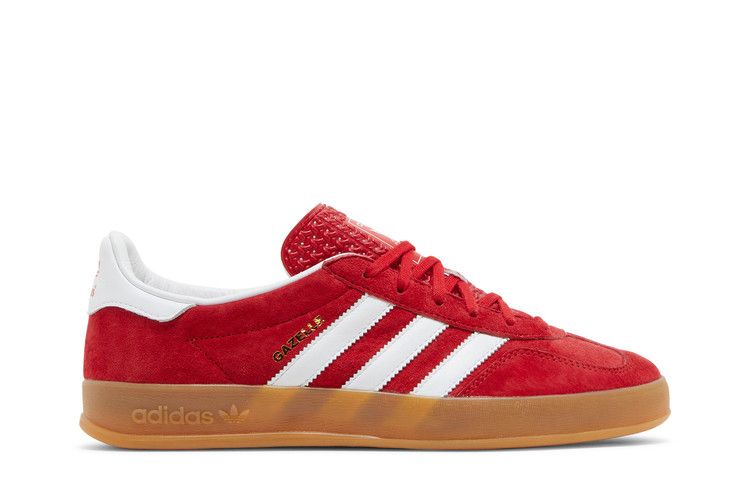 adidas Gazelle Indoor 'Scarlet Gum' — Scarlet/Cloud White/Scarlet
