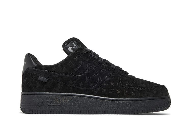 Louis Vuitton x Nike Air Force 1 Low 'Triple Black' — Black/Black/Anthracite (2)
