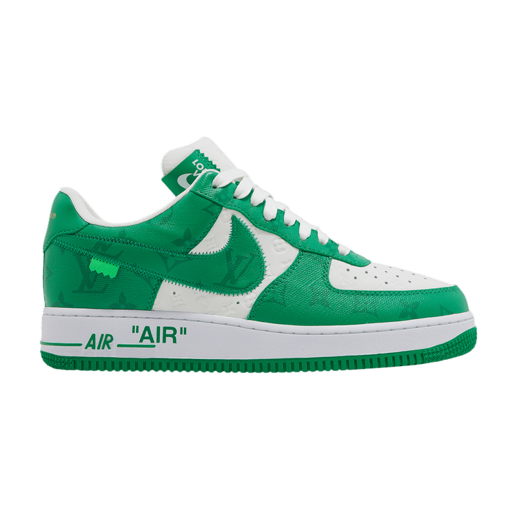 Louis Vuitton x Nike Air Force 1 Low 'White Gym Green' — White/Gym Green