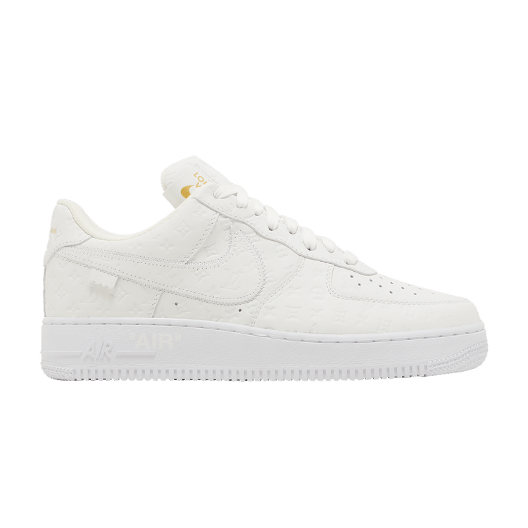 Louis Vuitton x Nike Air Force 1 Low 'Triple White' — White/White/White