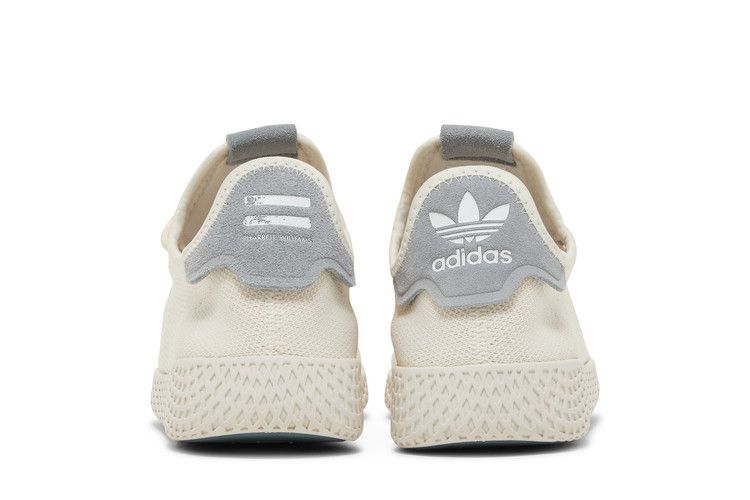 Pharrell Williams x adidas Tennis Hu 'Chalk White Light Grey' — Chalk White/Light Grey/White